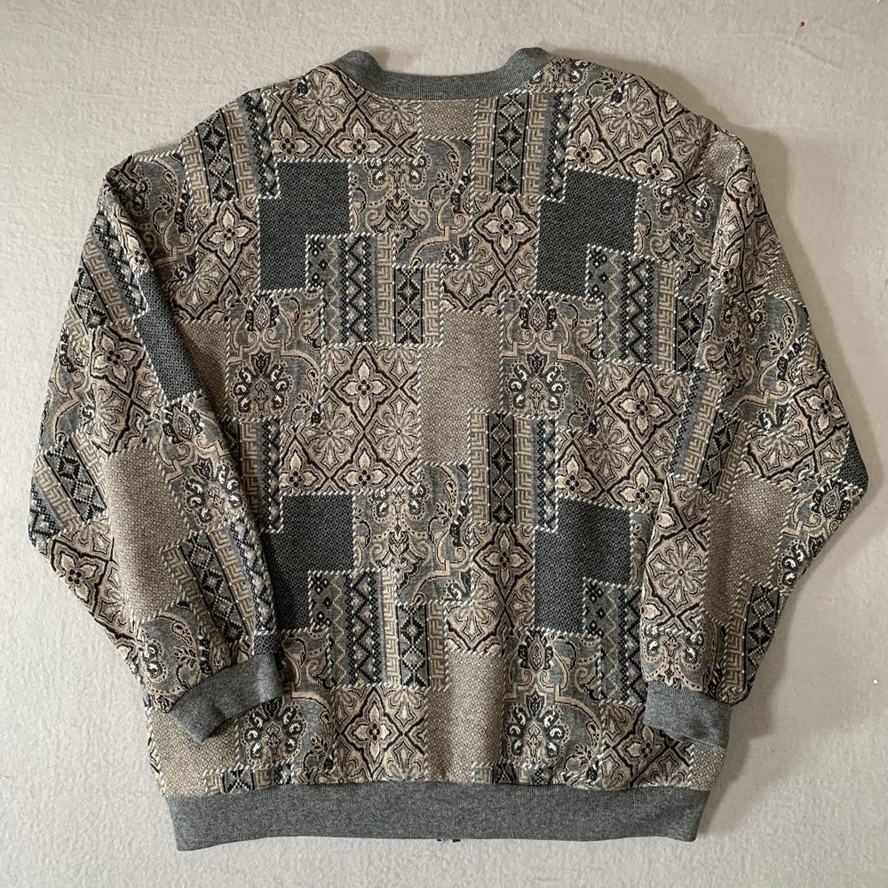 D. K. GOLD/ DONNKENNY JERSEY ZIP-UP JACKET SIZE: M - Picture 8 of 8